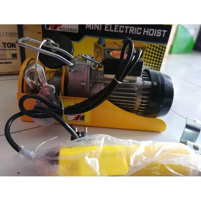 WILLFRED ELECTRIC HOIST MINI HOIST KATROL LISTRIK MEH 500 / 1000 KG