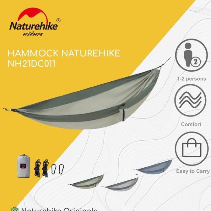 HAMMOCK / AYUNAN GANTUNG CAMPING OUTDOOR NATUREHIKE NH21DC011