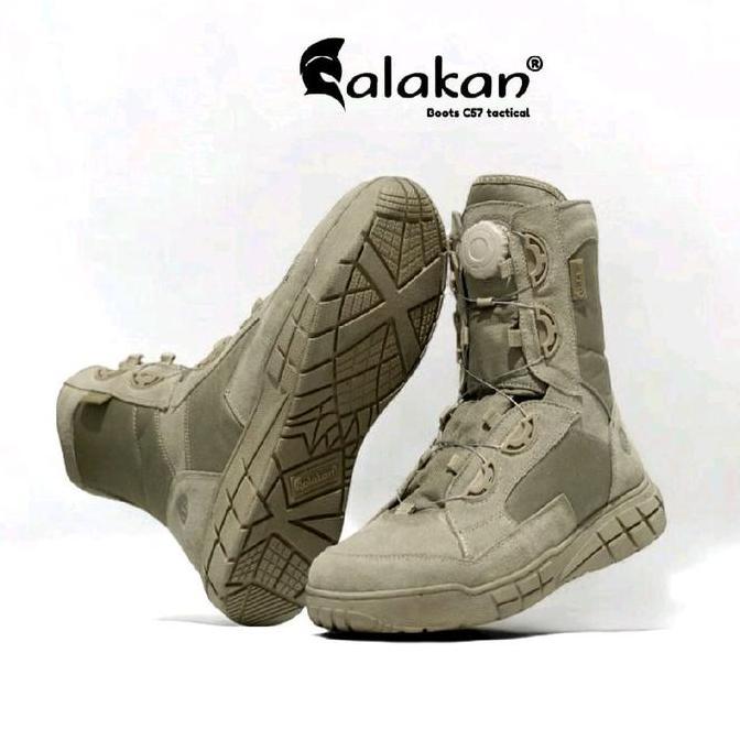 Sepatu PDL tactical cream tali putar ASN Jatah tni / Polri Kemanham