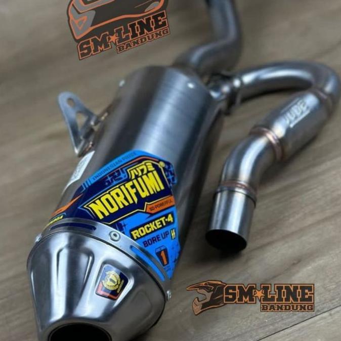 Knalpot Norifumi Rocket 4 Bore up KLX140 Knalpot Rocket 4 KLX140 Bore Up