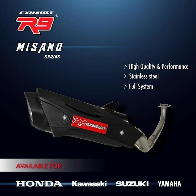 Knalpot R9 MISANO NEW JUPITER MX 135CC 5 SPEED ORINAL