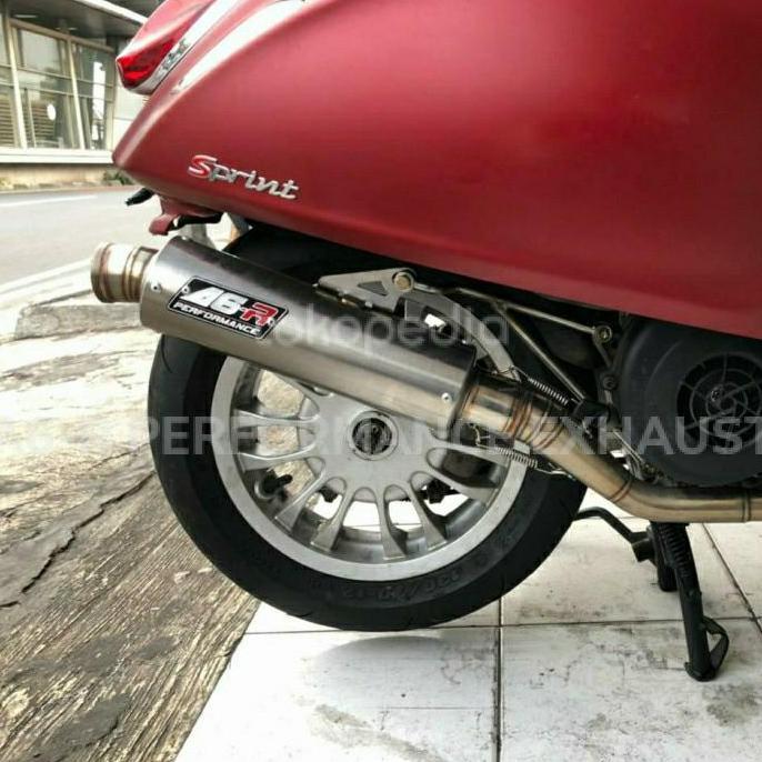 Knalpot A6-R PERFORMANCE GP LEGGERA V1 30CM