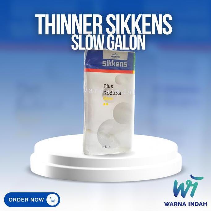 mewong- Thinner Sikkens Slow Galon, pengencer clear coat dan cat Diskon