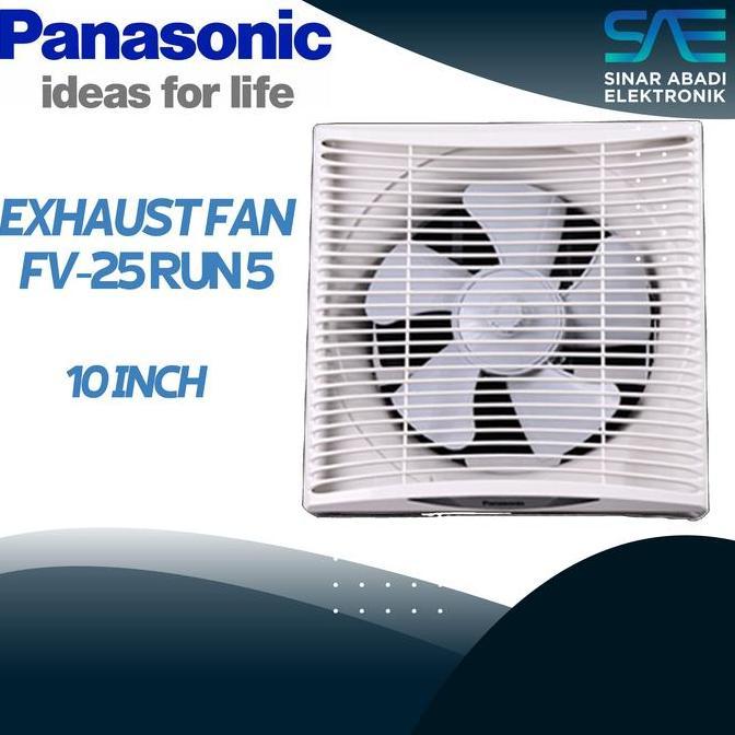 Exhaust Fan / Hexos Dinding Panasonic Fv-25Run5 (10 Inch) Baru
