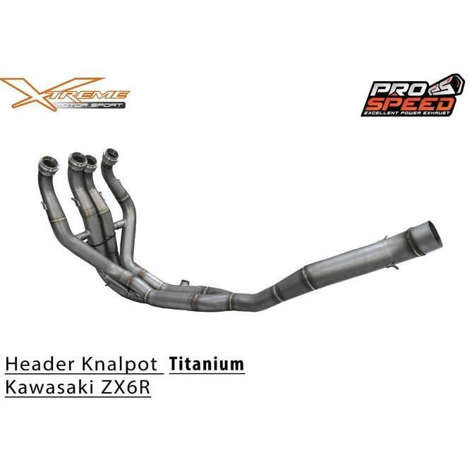 Header / Pipa Knalpot Prospeed Titanium ZX6R / ZX636 ZX 6R 636