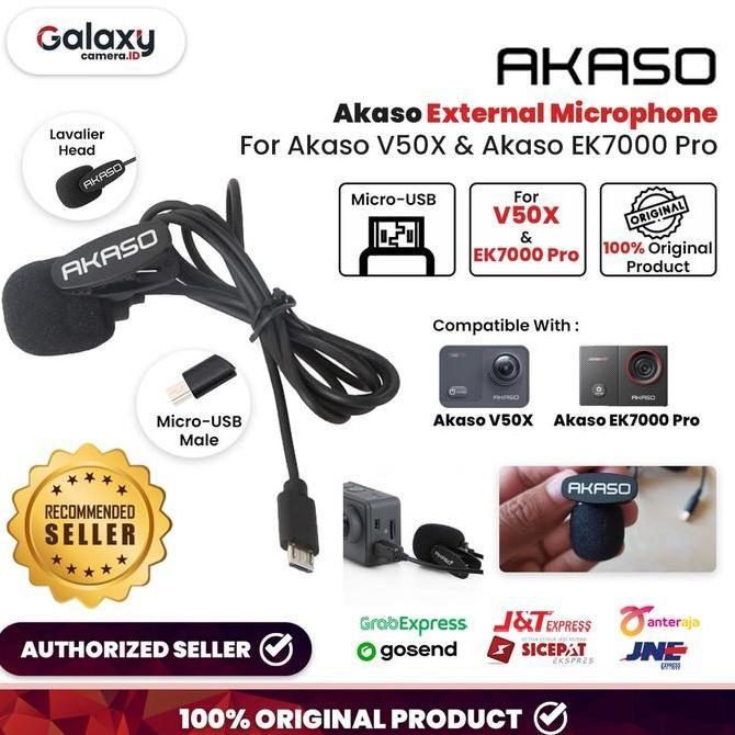 Cafielozafran - Akaso External Microphone USB For Akaso V50X & EK7000 Pro Mic Original