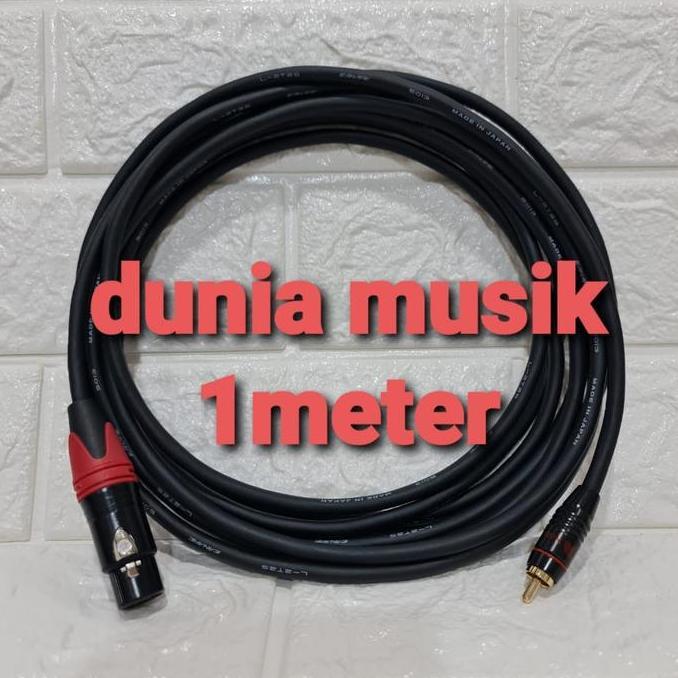 Devonamarina - kabel Jack Canon xlr female to rca male / Jack rca ke Canon cewek