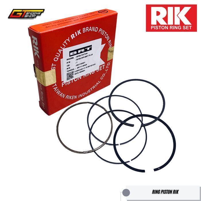 Ring Piston Rik 55 55.25 58.5 59 60 62 63 63 65 66 68 70 0.8X0.8X1.5 Original Dan Terpercaya