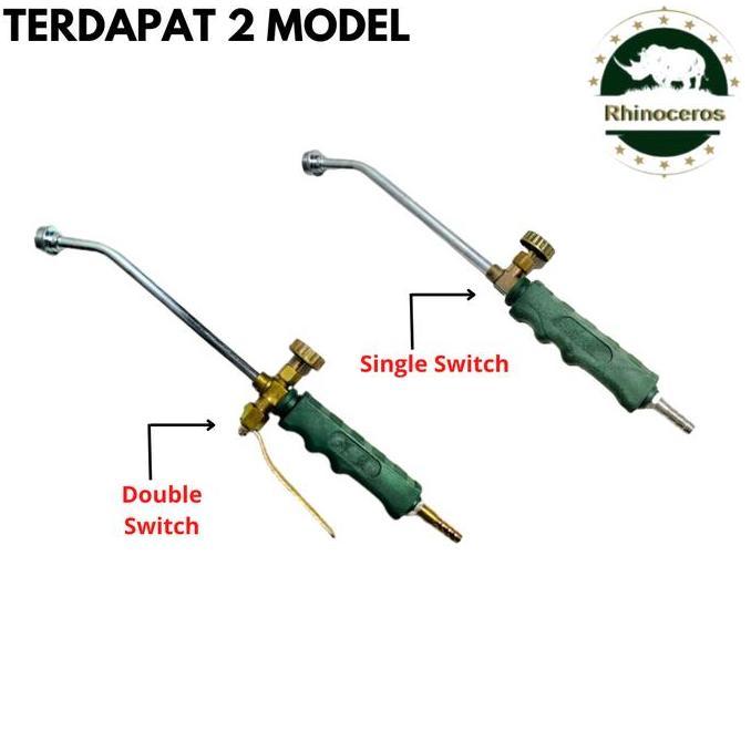 zefranze Alat Bakaran Heating Torch Gas LPG Kepala Las Api + Selang Gas Blender Diskon