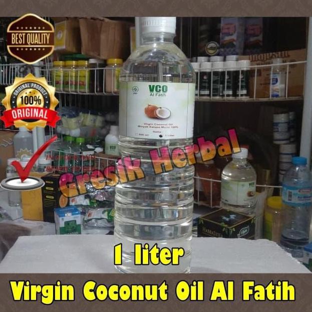 TERLARIS VCO 1 LITER VIRGIN COCONUT OIL MINYAK KELAPA MURNI AL FATIH