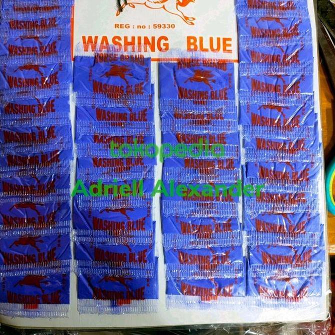 Pilihan- Blau Shacet / Blau Baju Shacet Isi 40 Horse Brand Washing Blue