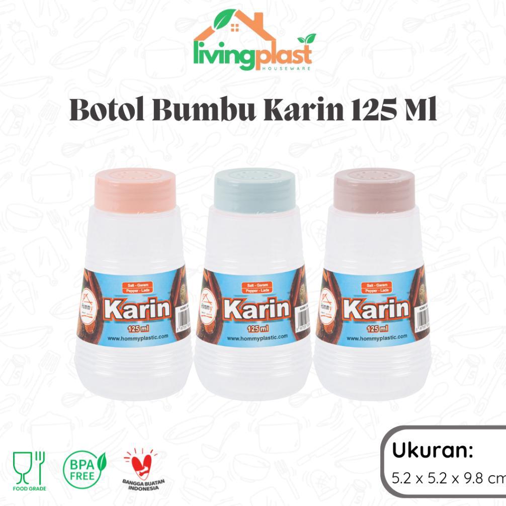 NEW DEALS Botol Lada Karin 125 Ml / Botol Bumbu Mini / Tempat Bumbu Dapur / Botol Plastik Kecil