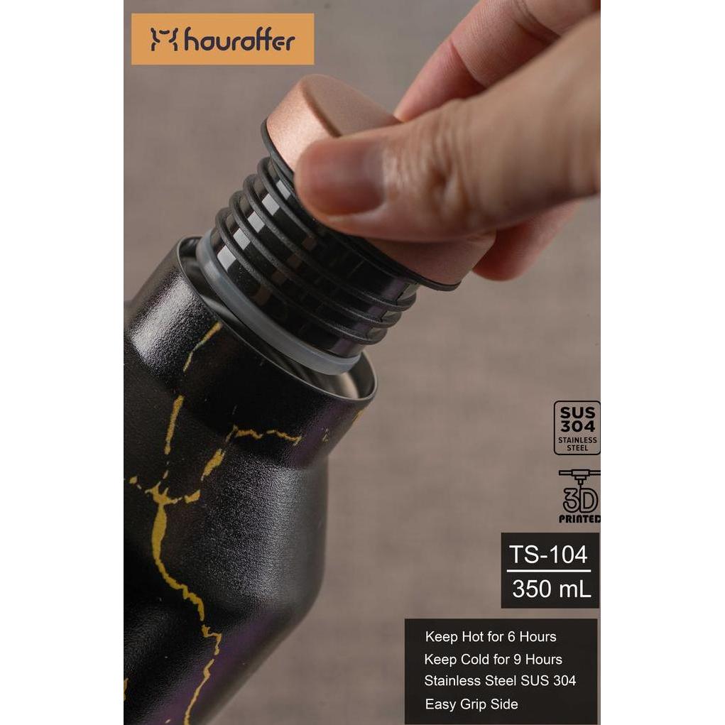 Houroffer Tumbler Canteen TS-104 Botol Termos Stainless 350ML Hot Cold