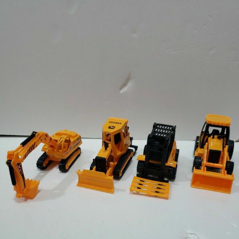 Promo Contruction Car Metal-Mobil Bego Die Cast Alat Berat Mainan Anak Dari Besi Constructuon Truck