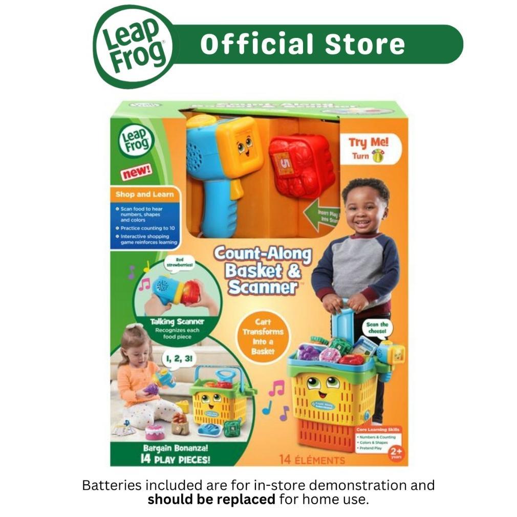 Leapfrog Count Along Basket & Scanner - Kids Shopping Trolley Grocery Shopping List