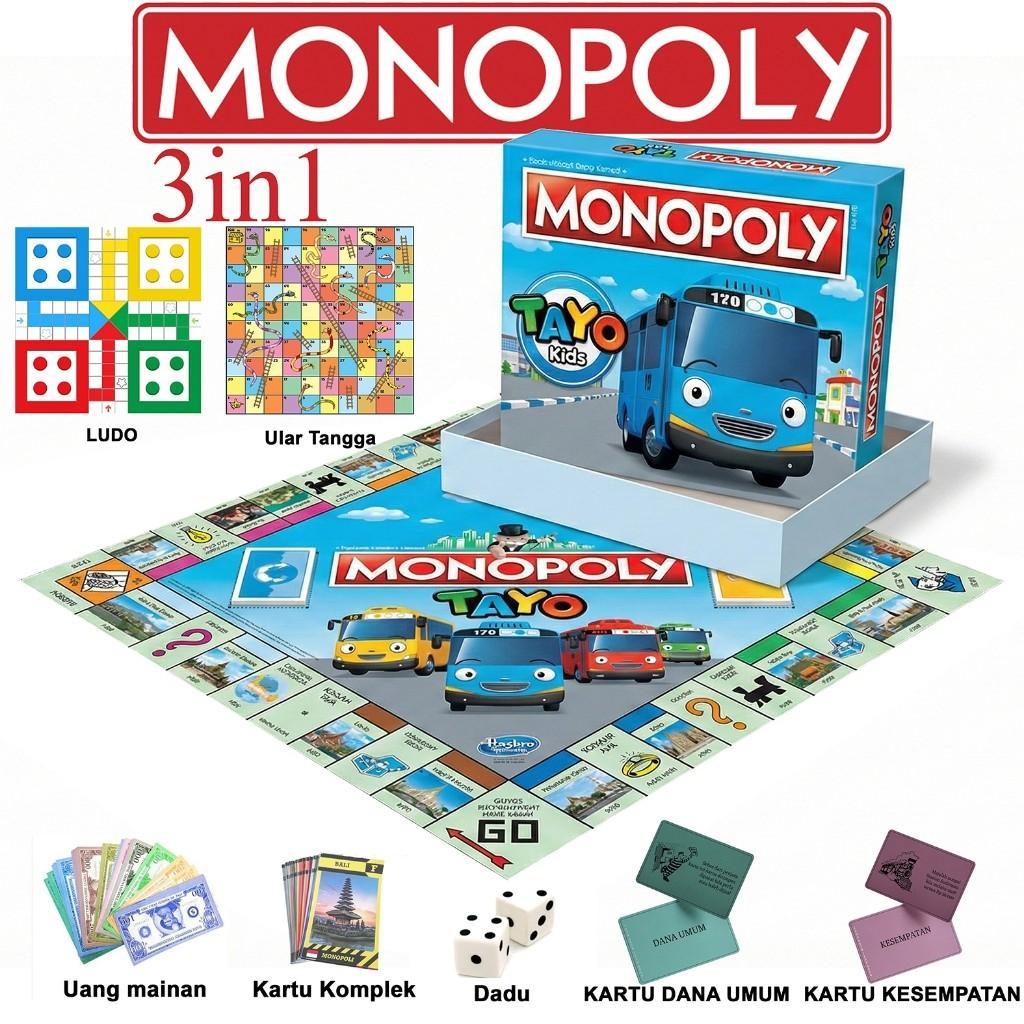 Mainan Monopoli Termurah 5 In 1 Besar Lengkap Mainan Anak Murah Monopoli Mancanegara