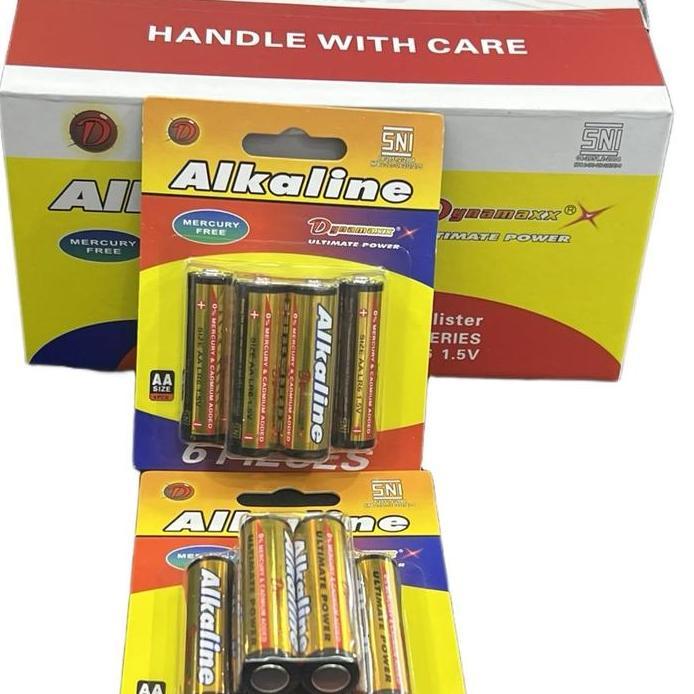 DYNAMAXX Baterai Alkaline  AA /AAA Batu Battery Tipe A2/A3 Sebox isi 72 pc