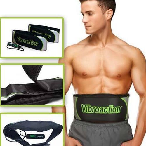 Hs Alat Pijat Getaran Pembakar Lemak Sabuk Pelangsing Perut Pinggang Vibroaction Slimming Belt