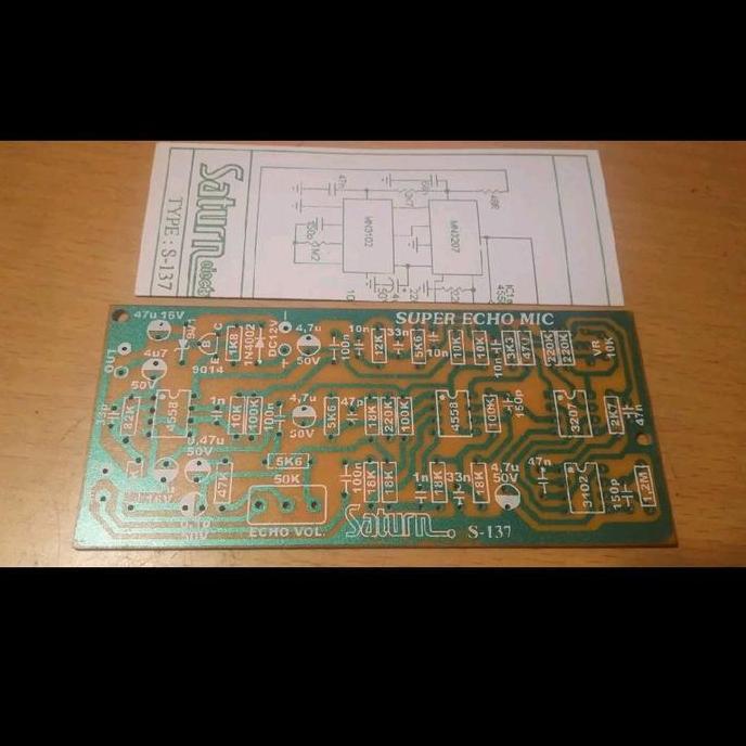 PCB ECHO MN3102 MN 3102 MN3207 MN 3207 SATURN S-137 BBM27