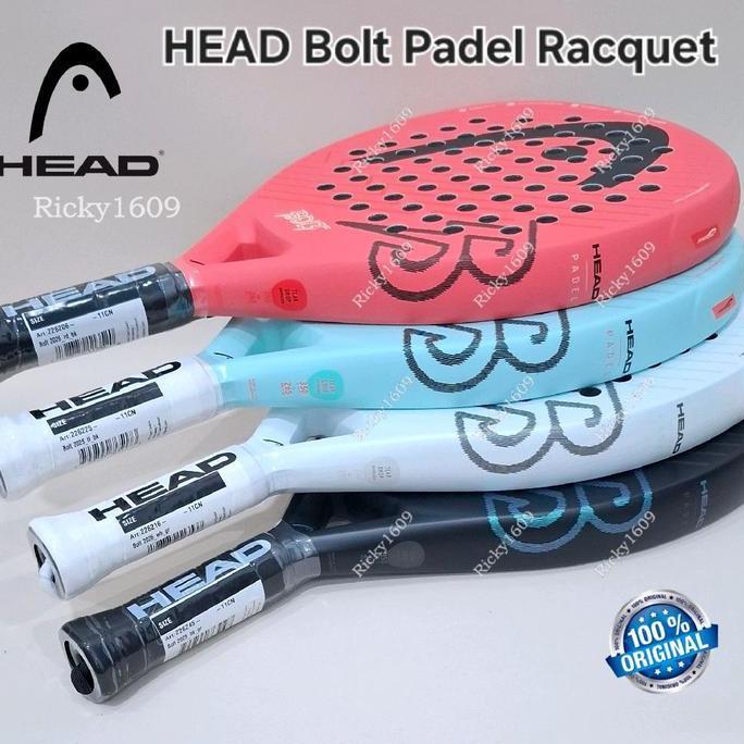HEAD PADEL RACKET BOLT 2025 - BOLT 2026 / RAKET PADEL HEAD BOLT 2025 - RAKET PADEL HEAD 2026 - ORIGI