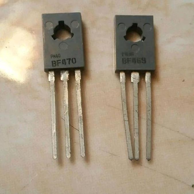 TRANSISTOR BF 469 F469 BF469 BF 470 F470 BF470 ABU-ABU ORI PHILIPS BBM27