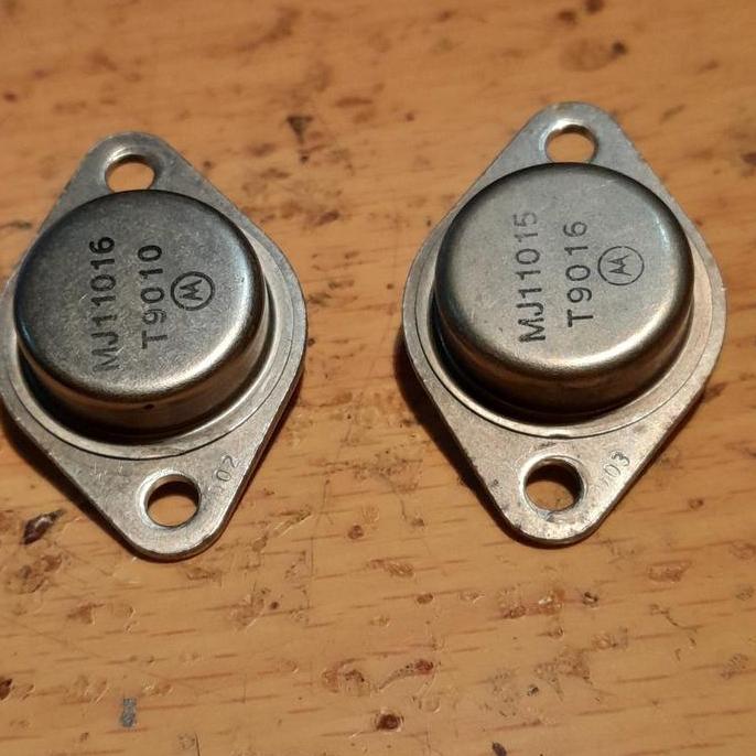 MJ 11015 MJ 11016 MJ11015 MJ11016 MOTOROLA NOS (1 PASANG/2PCS) USED COPOTAN BBM27