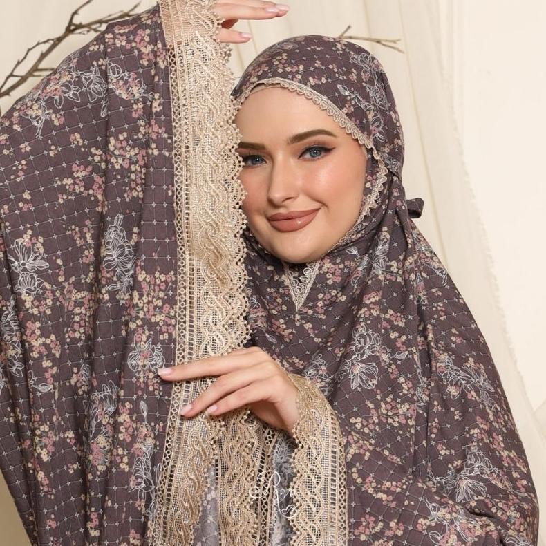 MURAH Ryn Rayyan Official | Mukena Rayyan Emily Series | Mukena Dewasa Travelling Rayon RYN Jumbo Or