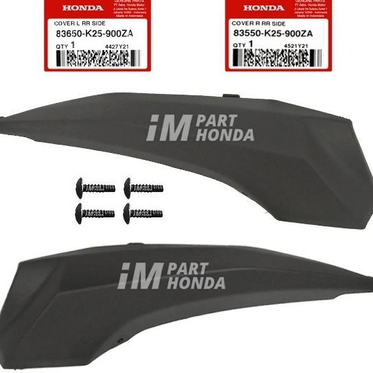 83550-K25-900ZA 83650-K25-900ZA Cover Sambungan Body Kecil Kanan Kiri Beat Fi K25 2012 - 2016