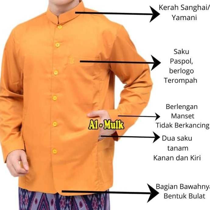 FLASH SALE Baju Koko Pria Exclusiv Koko Semi Jass AL MULK Collection