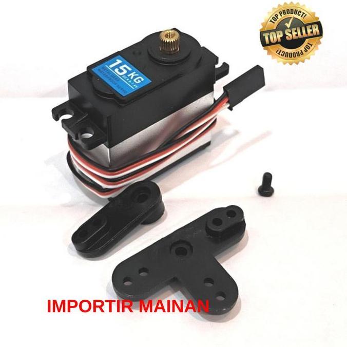METAL GEAR WATERPOOF SERVO 15KG 3 WIRE FOR RC CAR HSP 94123 TRAXXAS IM27