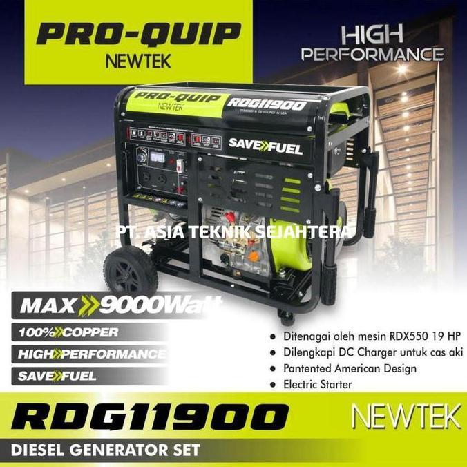 Genset Solar 10 Kva Maks 9000 Watt Proquip New Tech