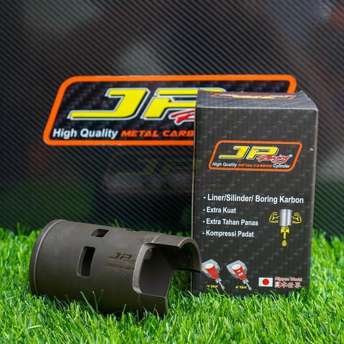 JP Racing Carbon r Suzuki TS 125 Semi Racing 318 HV Bahan Metal Carbon Tahan Panas 400C untuk Trabas