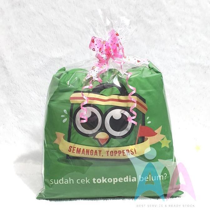 JUMBO 40x60 PAKET PLASTIK + PITA Goodie Bag Tas Ultah Kantong Souvenir