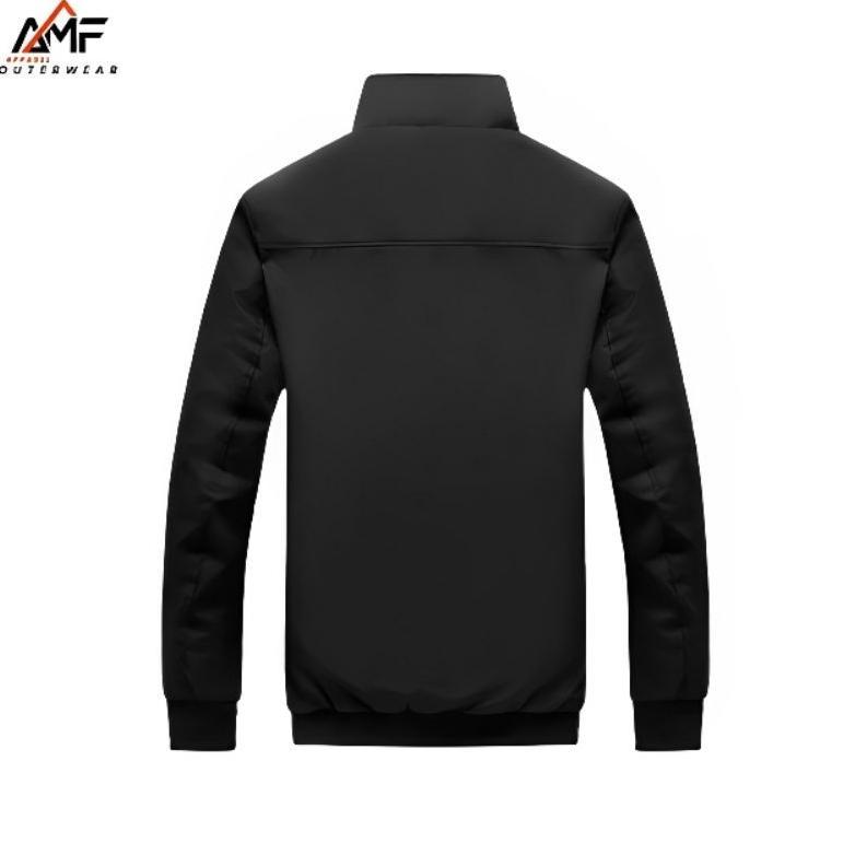 DISKON AMF COAT BOMBER PREMIUM / JAKET BOMBER PRIA TEBAL PURING BULU YELVO LEMBUT