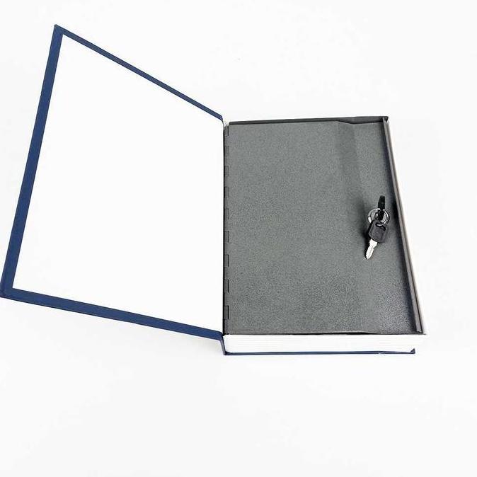 2Nd- Brankas Mini Ukuran L Kotak Rahasia Bentuk Buku Kamus Aman Simpan Bpkb Perhiasan Kunci Uang Sur