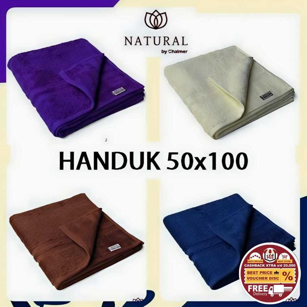 NEW Handuk Hotel NATURAL uk 50x100 cm Bath Towel Hotel Polos Handuk Hotel Handuk Mandi Putih Abu Bir