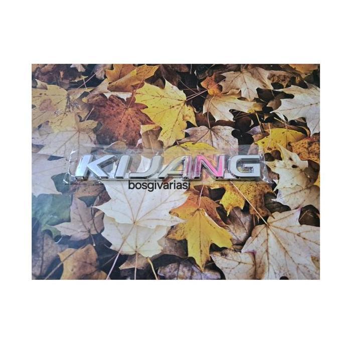 Auto- Emblem Kijang Lgx Chrome / Emblem Kijang Kapsul  Lgx / Emblem Kijang Kapsul Kepala Belakang Ki