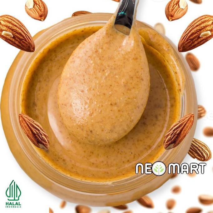 Almond Spread | Almond Butter Spread Selai Kacang Almond Nikmat Tanpa Gula Pasir | Halal / Selai Kac