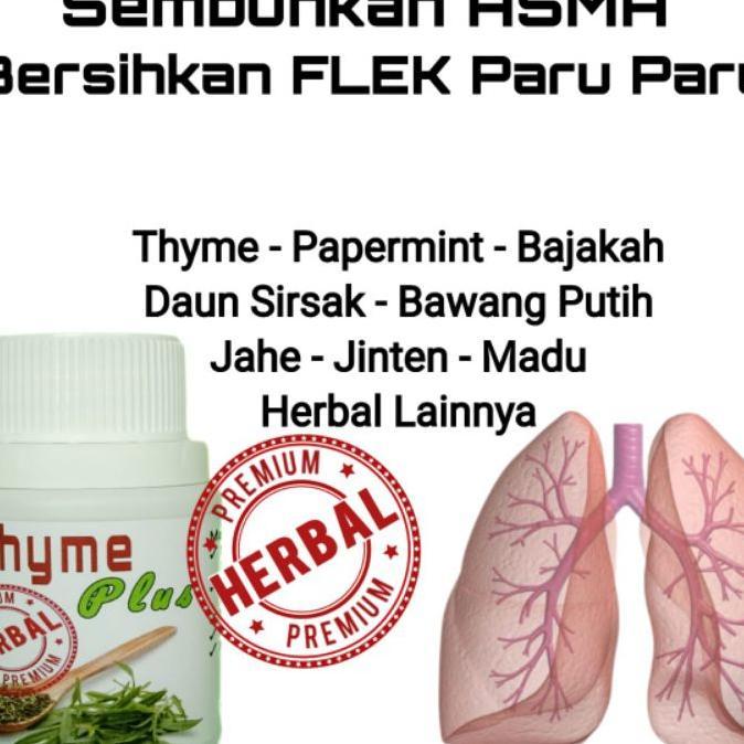 Ampuh Obat Asma Bersihkan Flek Paru Paru Dan Tbc 100% Original Herbal Alami Thyme Plus