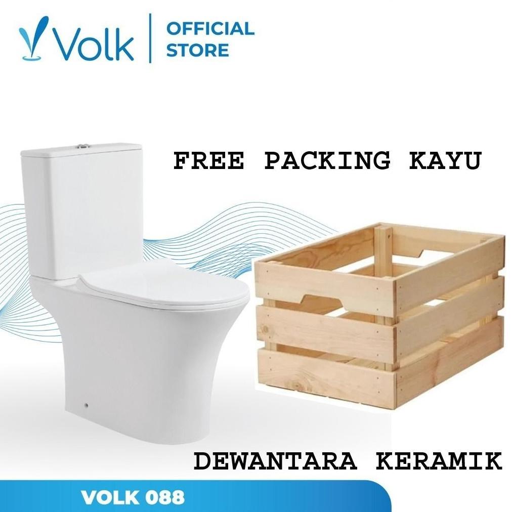 NEW Kloset Toilet Duduk Volk Type 088 Murah Pare Kediri [terbaik][terlaris]