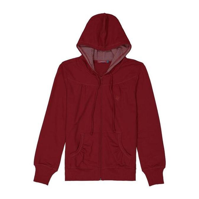 PALING MURAH CARDINAL GIRL - JAKET HOODIE BIG SIZE (MERAH) PALING MURAH