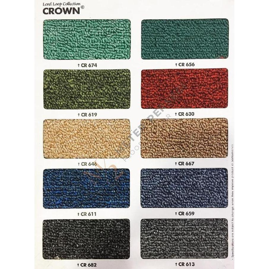 Karpet Lantai Meteran Crown