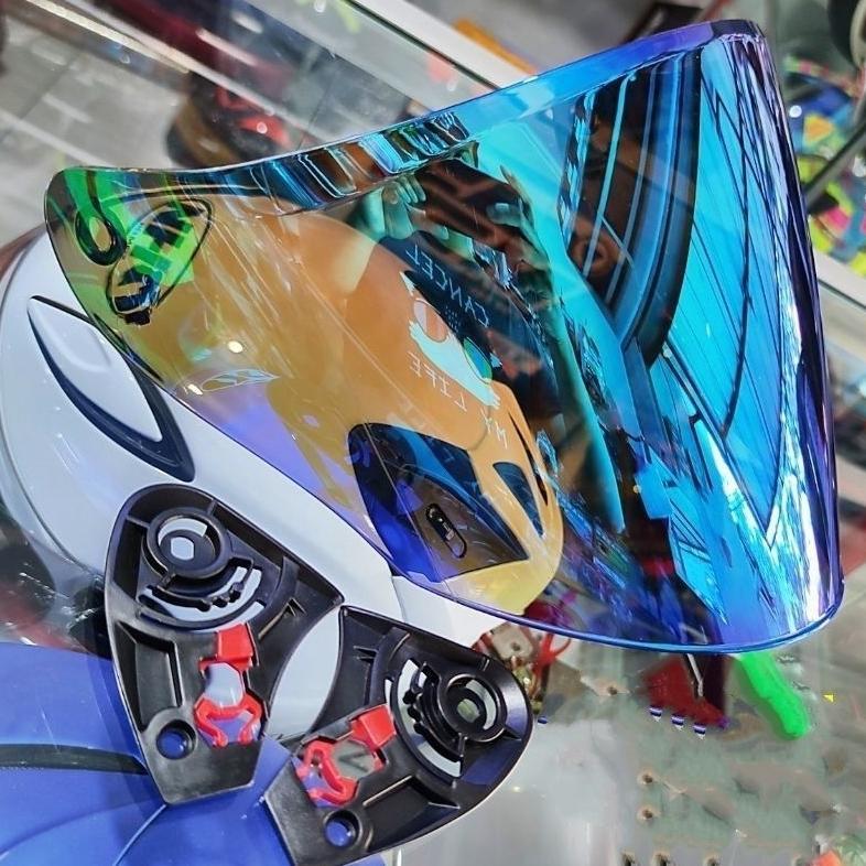 kaca helm jpn galaxy / kaca helm flat visor JPN galaxy bonus rachet visor