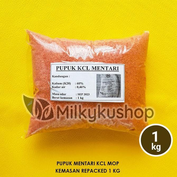 Pilihan- Pupuk Mentari Mop Kcl 1 Kg Kemasan Repack