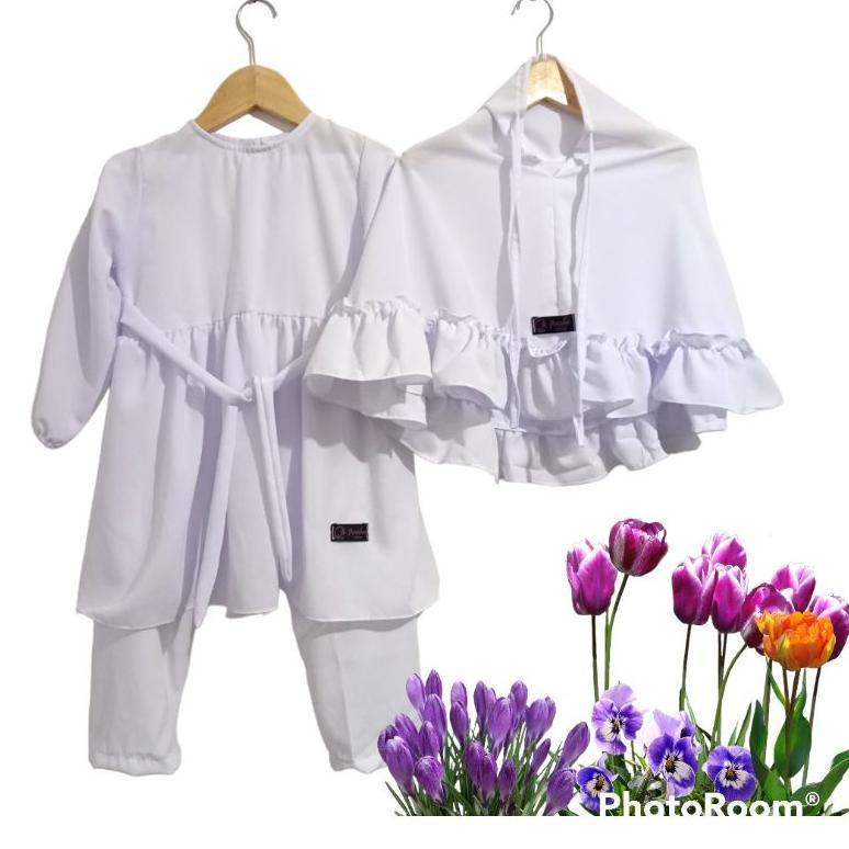 BAJU MANASIK ANAK TK/PAUD  /  GAMIS ANAK PEREMPUAN MURAH