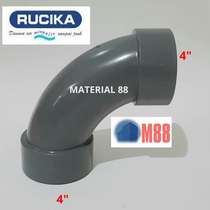 Long Elbow 4 inch Rucika D