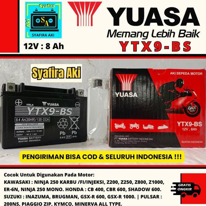 YUASA YTX9BS HEMAT