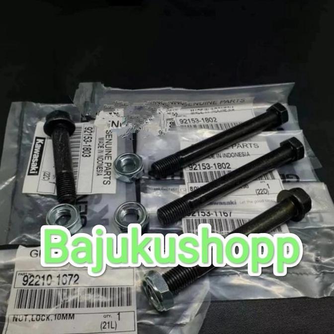 Baut baud unitrack unitrek unitrak set komplit ninja r ss ori