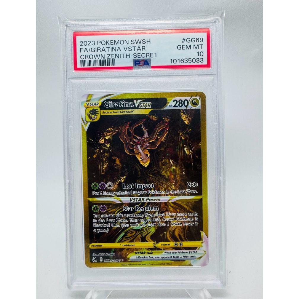 Discount Psa 10 Giratina Vstar Crown Zenith Pokemon English Tcg