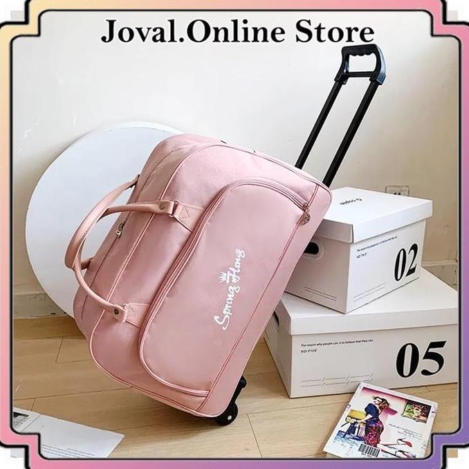 PROMO - TAS TRAVEL TROLLEY / TAS PENYIMPANAN KAPASITAS BESAR / TAS PERJALANAN / TAS TRAVELLING / TRA